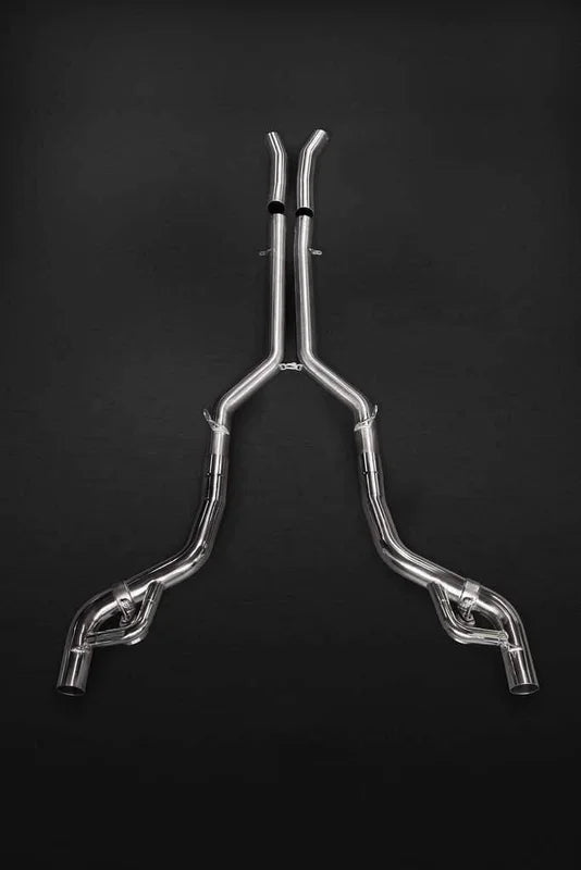 Mercedes AMG GT & GTS - Valved Exhaust, Mid Pipes, using OEM Cats (Set 2)