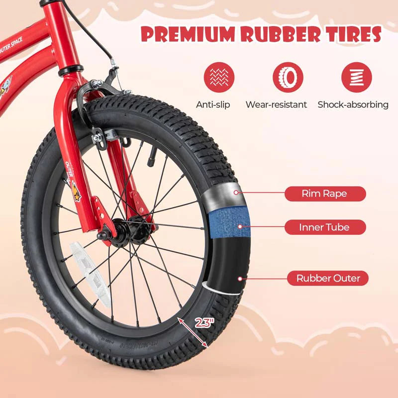 16" Kids Bike for 4-7 Years Old Girls Boys Sport Bicycle with Adjustable Saddle, Training Wheels - Product image 25