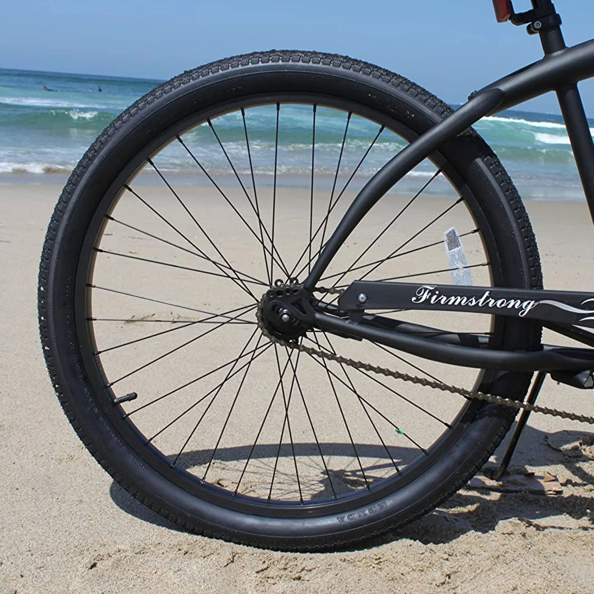 Firmstrong Bruiser Single Speed Men'S 26 in Beach Cruiser Bike, Black - Product image 6