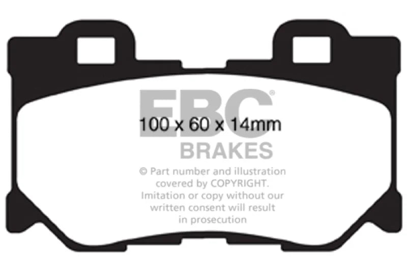 EBC - Rear Redstuff Pad PN DP31824C