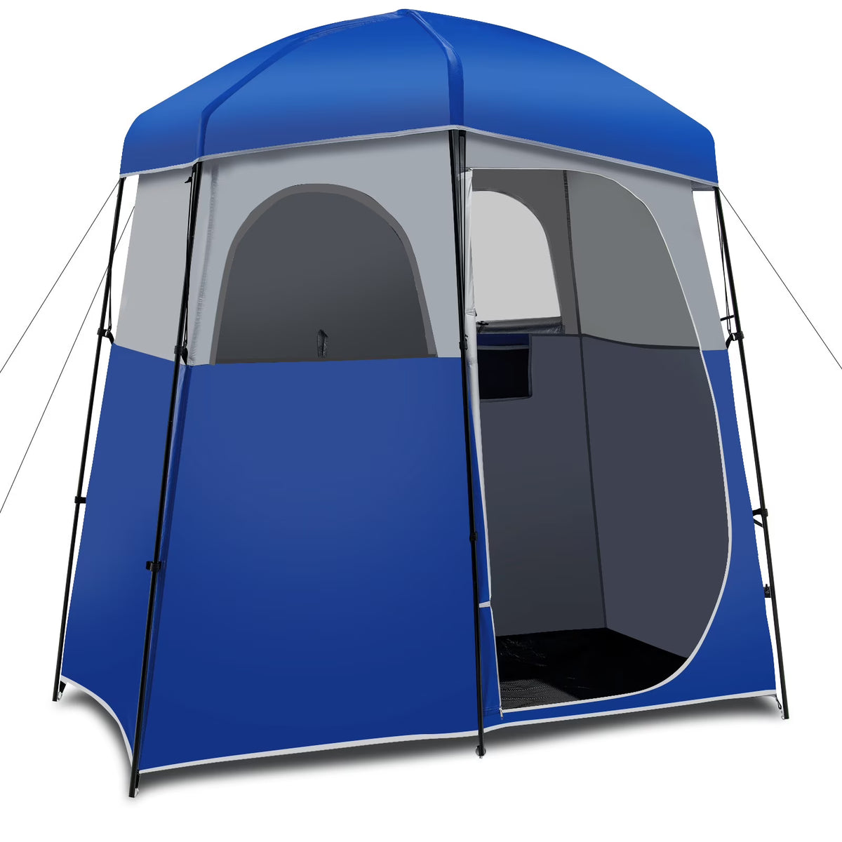 Favory Double - Room Shower Tent, Oversize Space Privacy Shelter for Camping with Floor - Product image 3