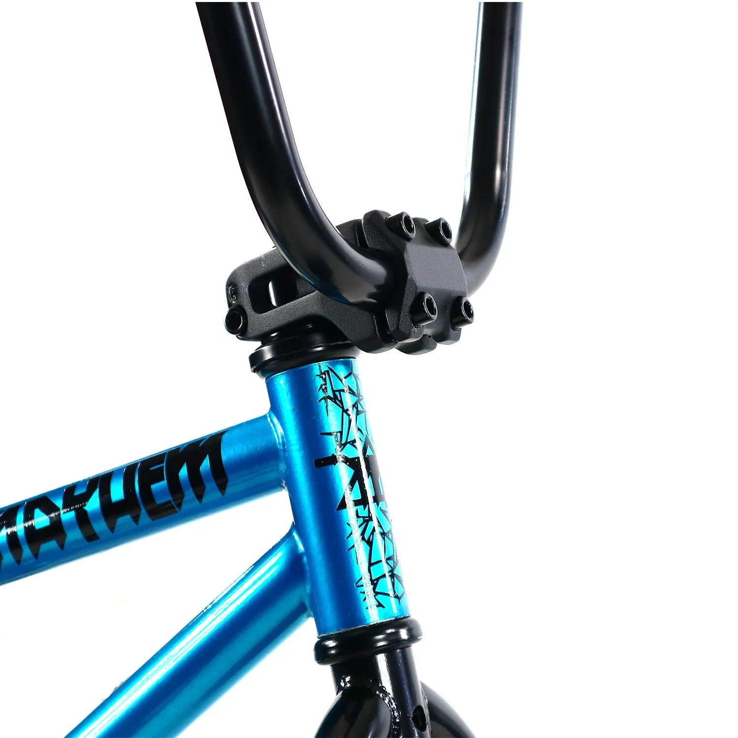 Mayhem Fat Tire Mini BMX Riot 1 Piece Crank 10" Mini BMX Newest Model Trick Bike (Riot Blue Haze) - Product image 4