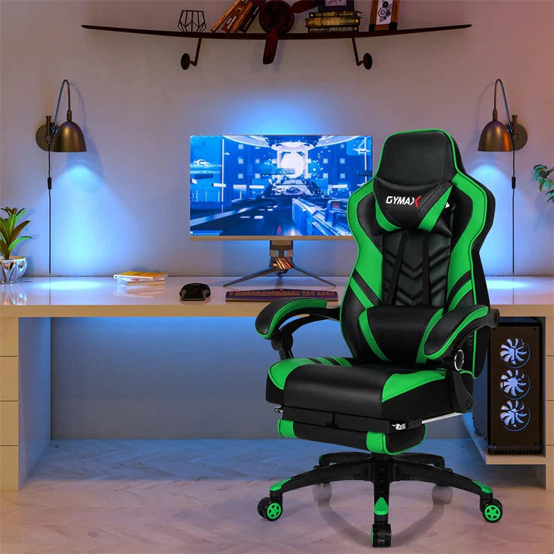 Ergonomic Gaming Chair Recliner with Footrest, Linkage Armrests & Lumbar Support - Product image 45