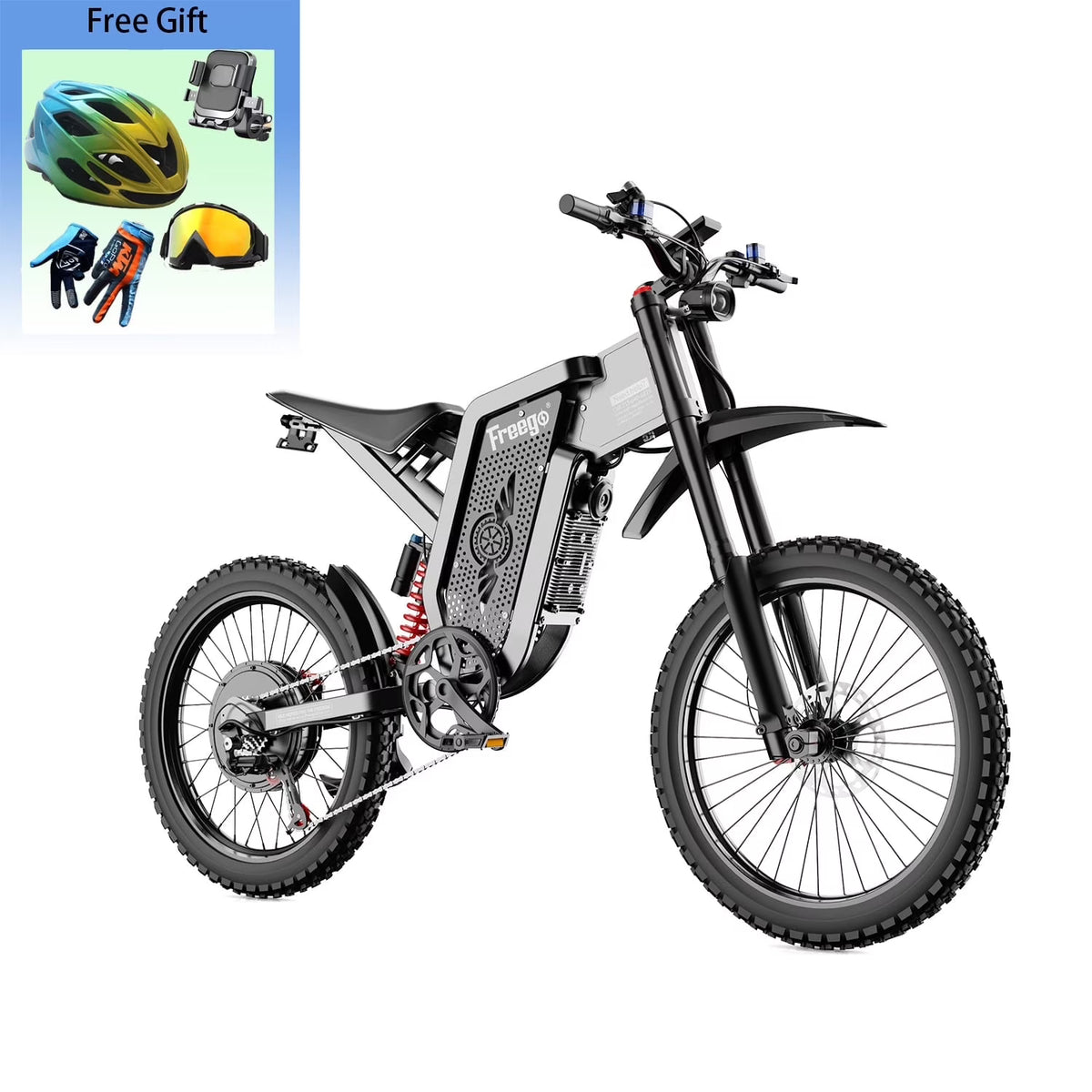 6000W(Peak) Motor 60V/35ah Battery, Freego X2pro Electric Motorcycle for Adults - Product image 5
