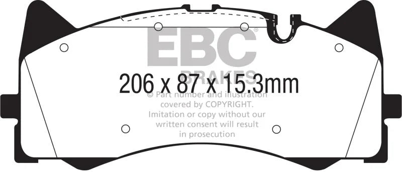 EBC - Front Yellowstuff Pad PN DP42298R