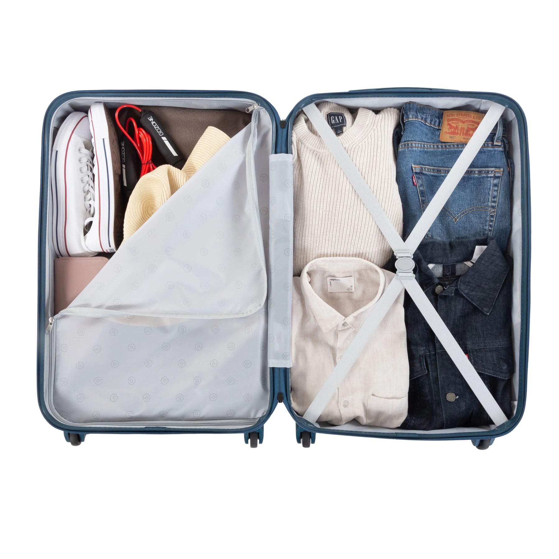 Protege 2 - Piece Hardside Rolling Luggage Set, Blue