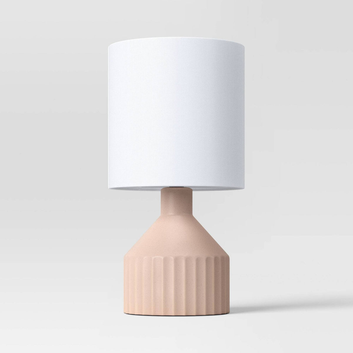 Ribbed Ceramic Mini Table Lamp Pink - Threshold - Product image 1