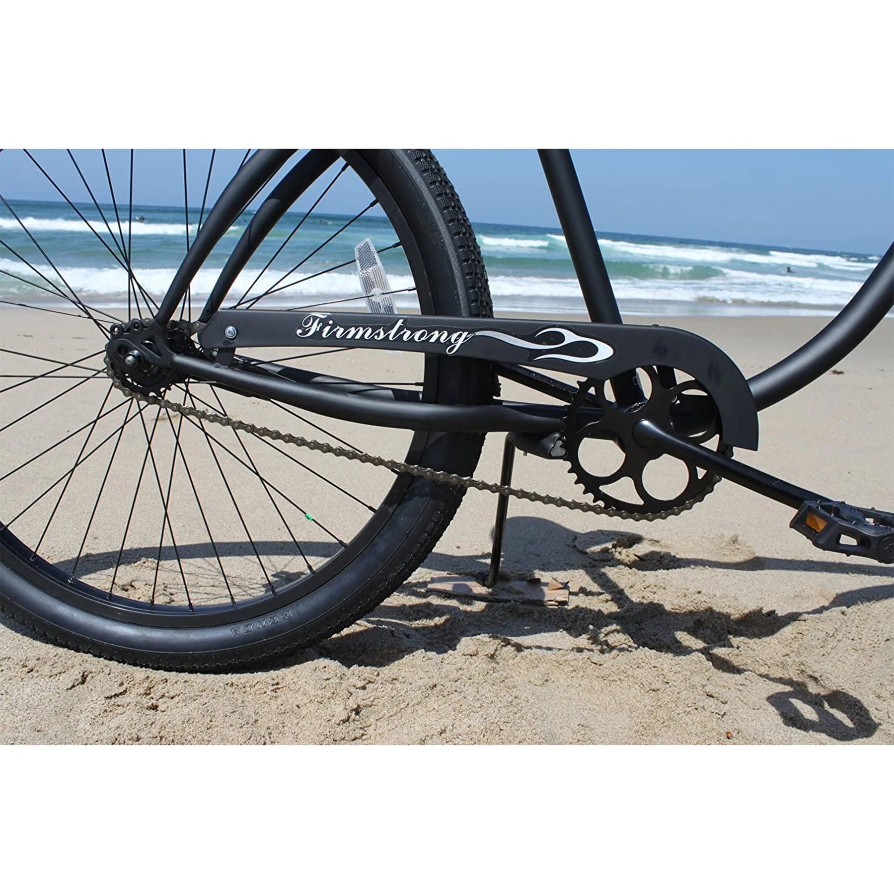 Firmstrong Bruiser Single Speed Men'S 26 in Beach Cruiser Bike, Black - Product image 5