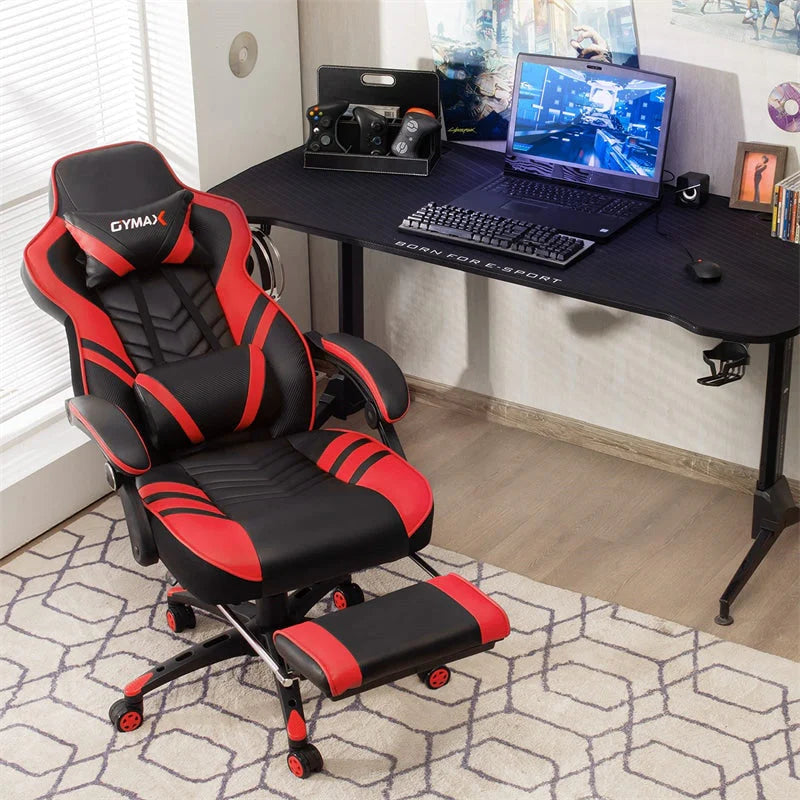 Ergonomic Gaming Chair Recliner with Footrest, Linkage Armrests & Lumbar Support - Product image 27