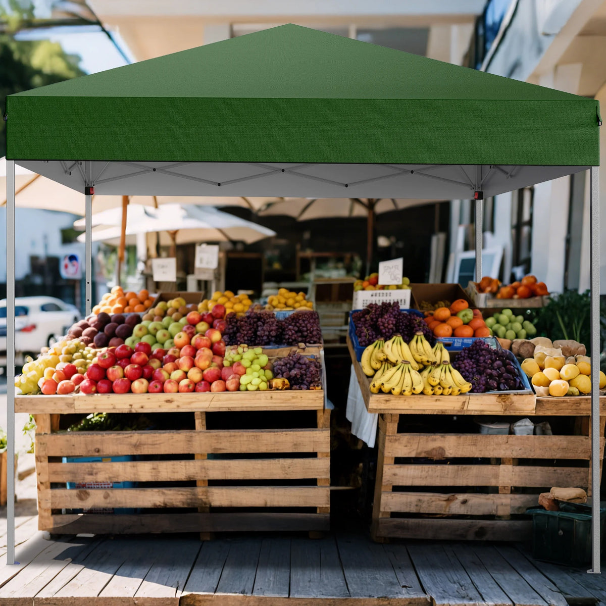 GVDV Canopy Tent, 10x10 Ft Easy Pop up Outdoor Canopy Tent, Portable Straight Leg Gazebo Instant Canopy - Product image 25