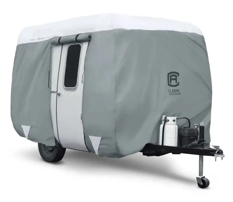 80-409-161001-RT Classic Accessories RV Cover Fits 13'1" to 16' Trailer Body