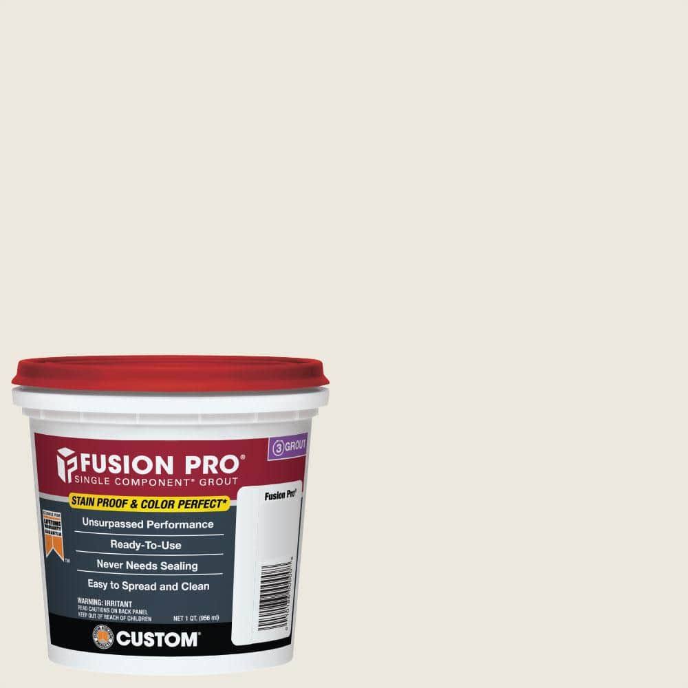 Custom Building Products Fusion Pro #381 Bright White 1 qt. Single Component Grout - Product image 1