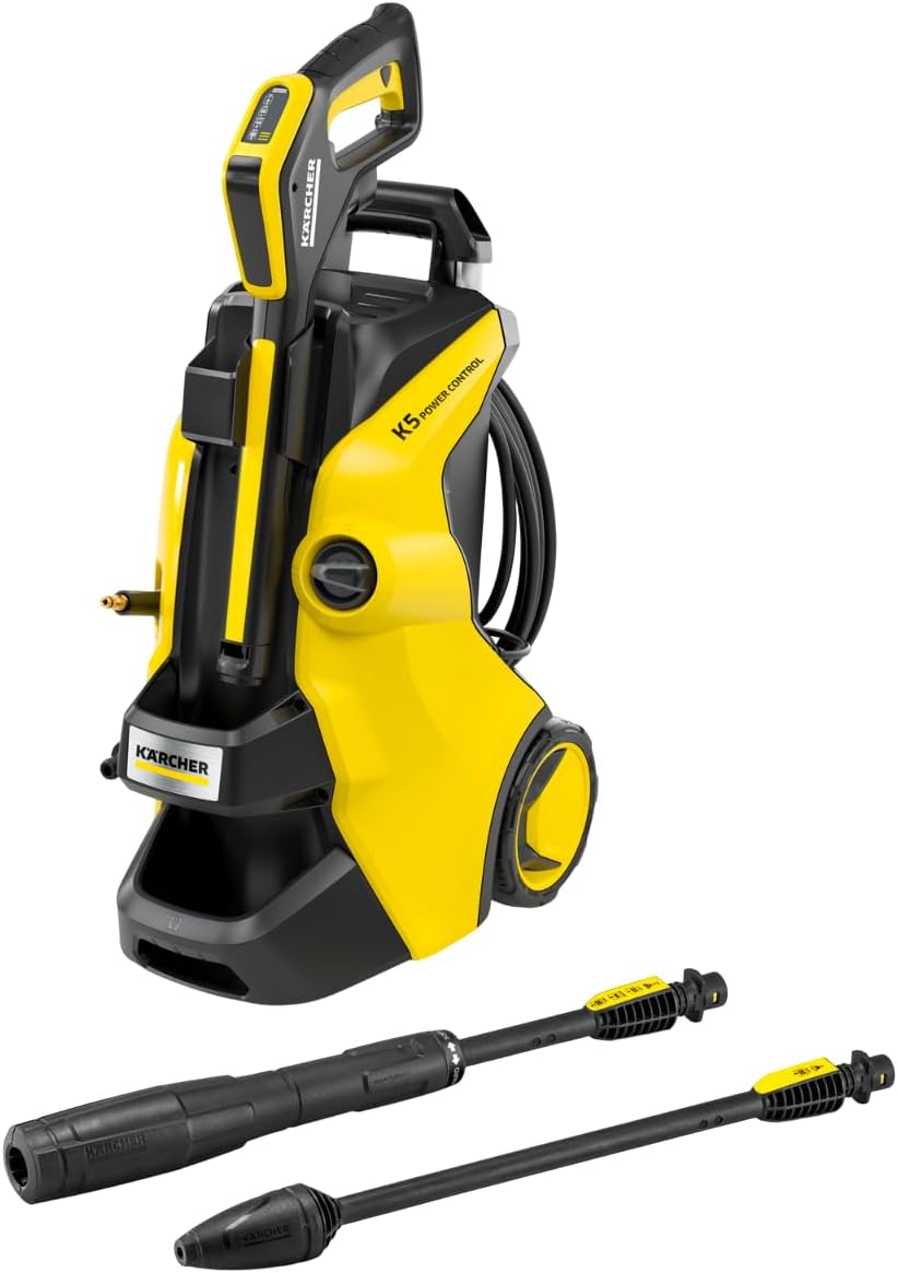 Kärcher High Pressure Washer K 5 Power Control, Pressure: Max. 145 Bar, Flow rate: 500 l/h, Surface area: 40 m²/h, Water filter, Weight: 13 kg, High pressure hose and gun, Rotating nozzle, Lance