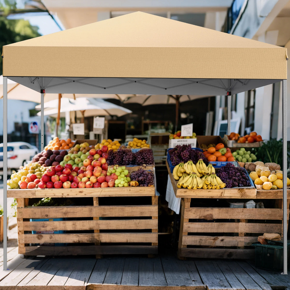 GVDV Canopy Tent, 10x10 Ft Easy Pop up Outdoor Canopy Tent, Portable Straight Leg Gazebo Instant Canopy - Product image 78