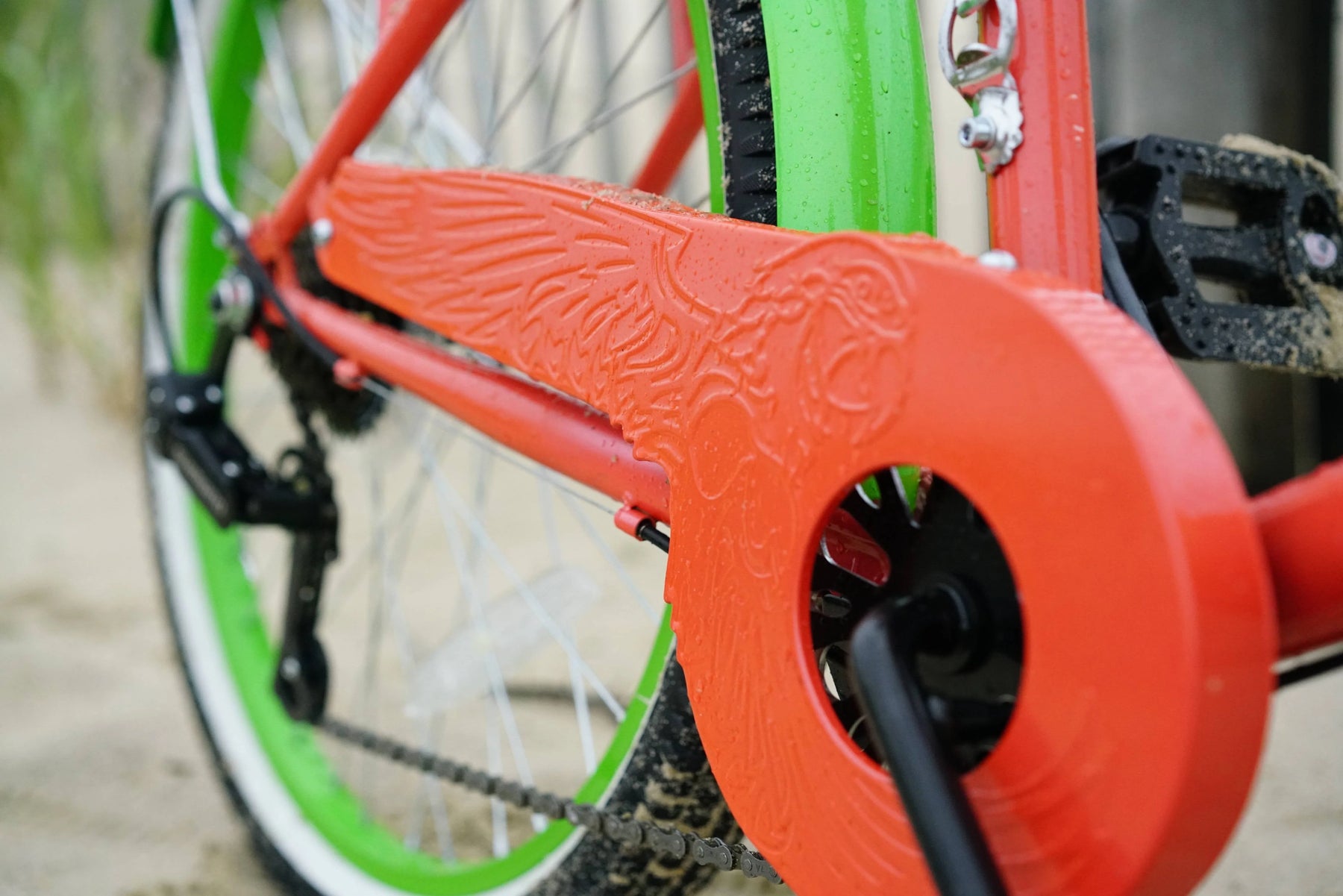 Margaritaville 24" Island Life Multi Speed Girl'S Bike, Coral/Green - Product image 9