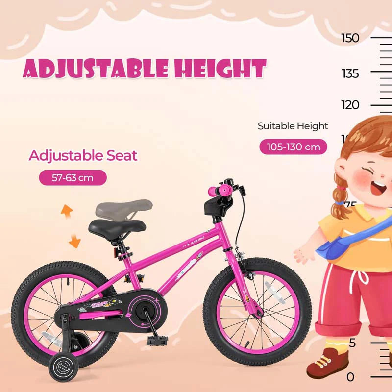 16" Kids Bike for 4-7 Years Old Girls Boys Sport Bicycle with Adjustable Saddle, Training Wheels - Product image 13