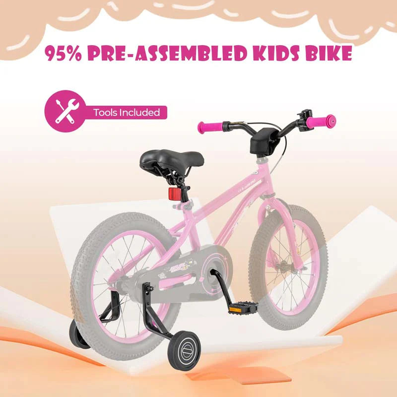 16" Kids Bike for 4-7 Years Old Girls Boys Sport Bicycle with Adjustable Saddle, Training Wheels - Product image 15