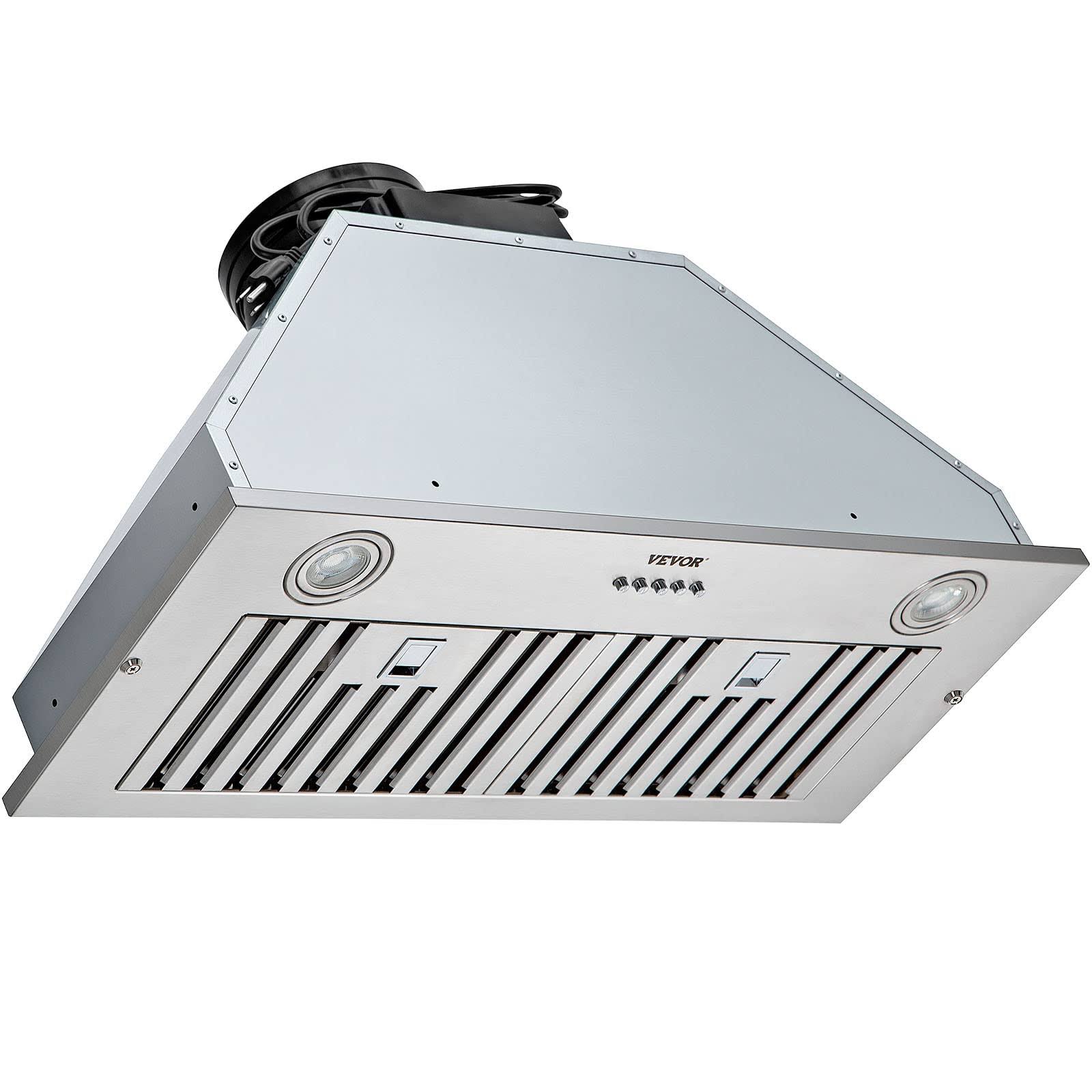 VEVOR Insert Range Hood 800CFM 3-Speed inch Stainless Steel Built-In Kitchen Vent - 30in - Product image 1