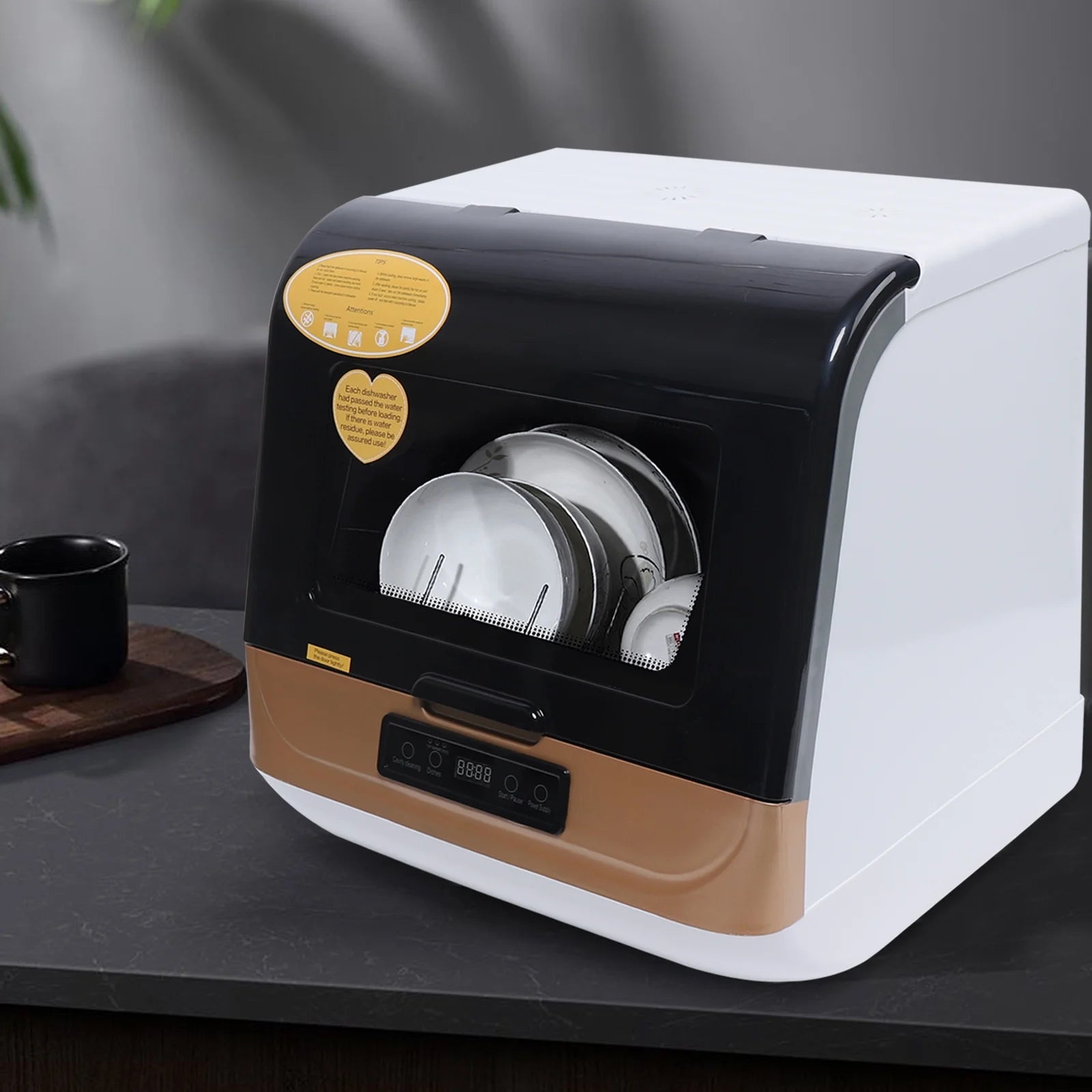 Autrinix Portable Dishwasher with 99.9% Sterilization, 3 Wash Modes & Water - Saving Function - Product image 4