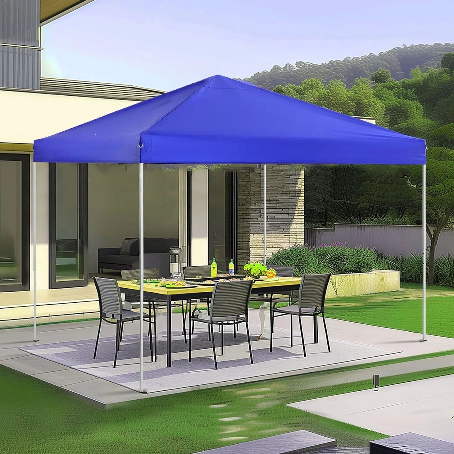 GVDV Canopy Tent, 10x10 Ft Easy Pop up Outdoor Canopy Tent, Portable Straight Leg Gazebo Instant Canopy - Product image 12