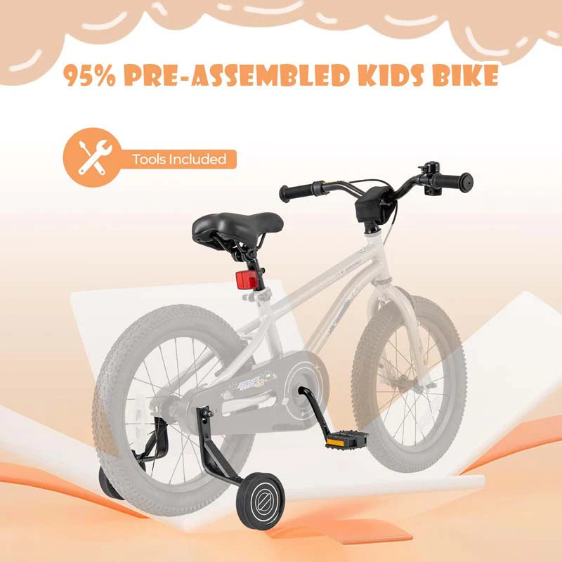 16" Kids Bike for 4-7 Years Old Girls Boys Sport Bicycle with Adjustable Saddle, Training Wheels - Product image 33