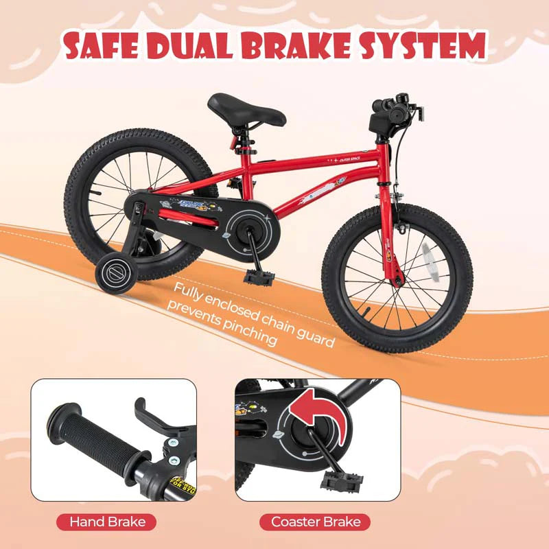 16" Kids Bike for 4-7 Years Old Girls Boys Sport Bicycle with Adjustable Saddle, Training Wheels - Product image 23