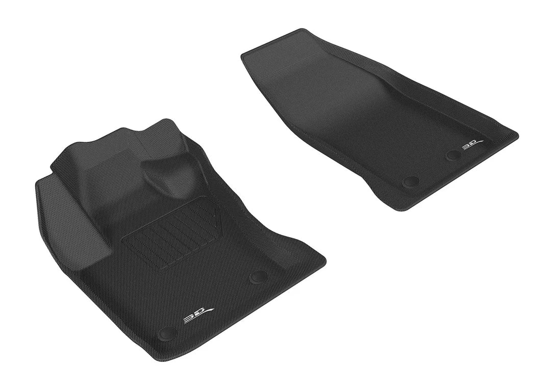 3D MAXpider L1FA00511509 - 2015-2019 Fiat 500X Kagu 1st Row Floormat - Black