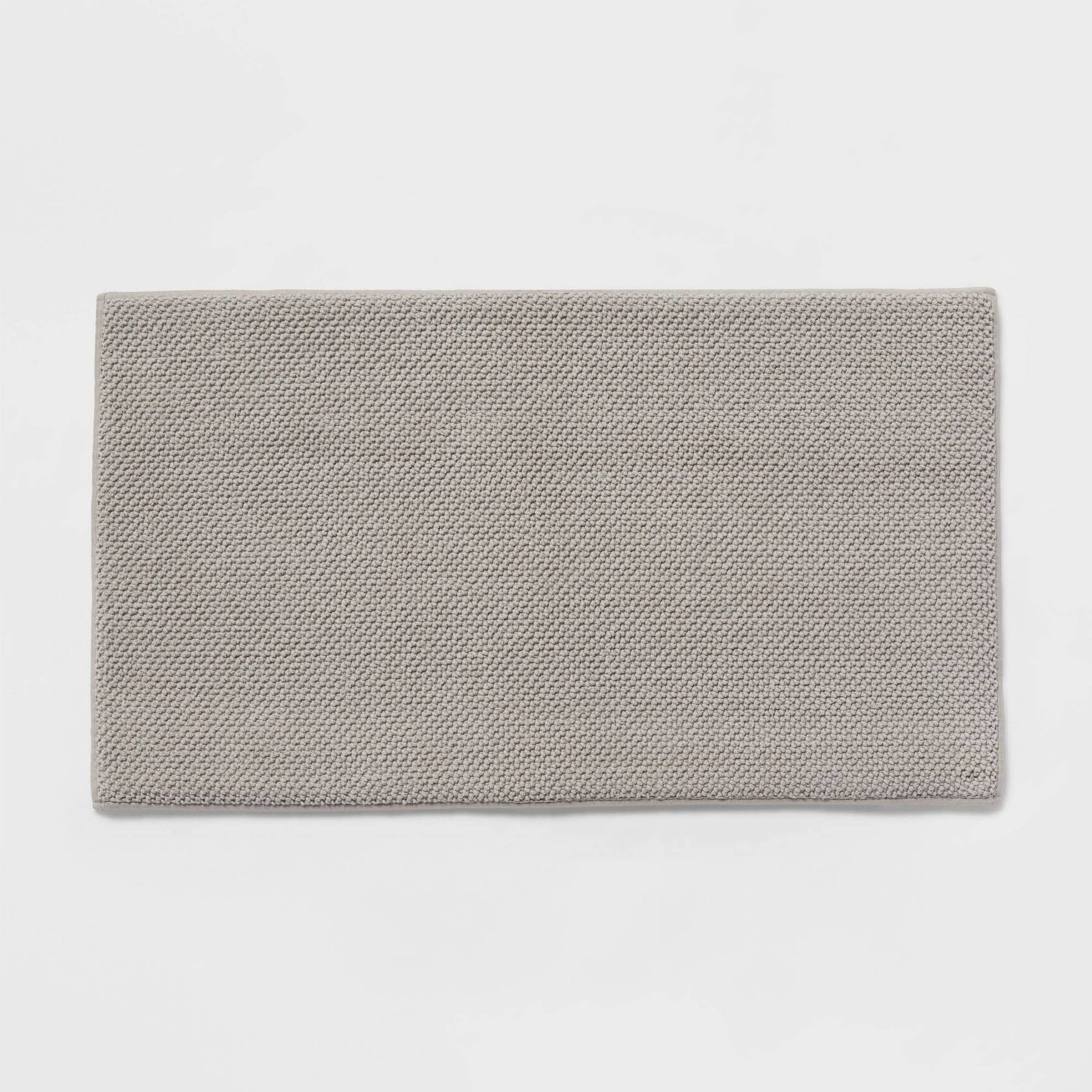 20"x34" Performance Plus Cotton Memory Foam Bath Rug Light Gray - Threshold - Product image 1