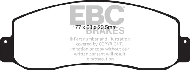 EBC Extra Duty - Front Pad PN ED91777