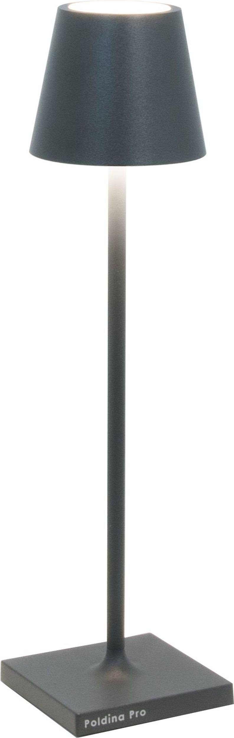 Zafferano Poldina Pro Micro Rechargeable Table Lamp - Dark Grey - Product image 1