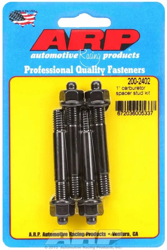 200-2402 ARP Fasteners Carburetor Stud Kit For Use With 1 Inch Spacer