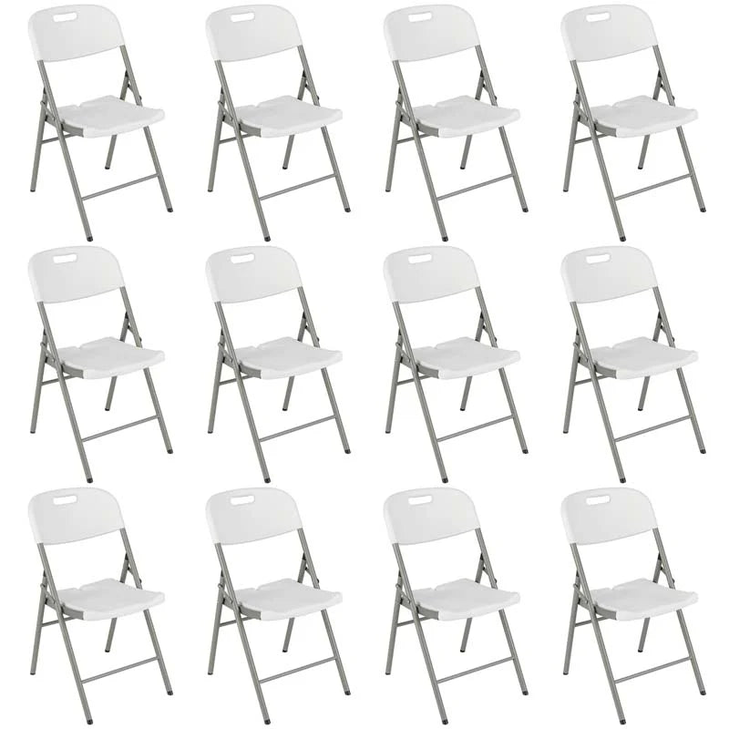 4/8/12 Pack HDPE Plastic Folding Chairs, Waiting Room Chairs with Metal Frame, Portable Banquet Chairs - Product image 17