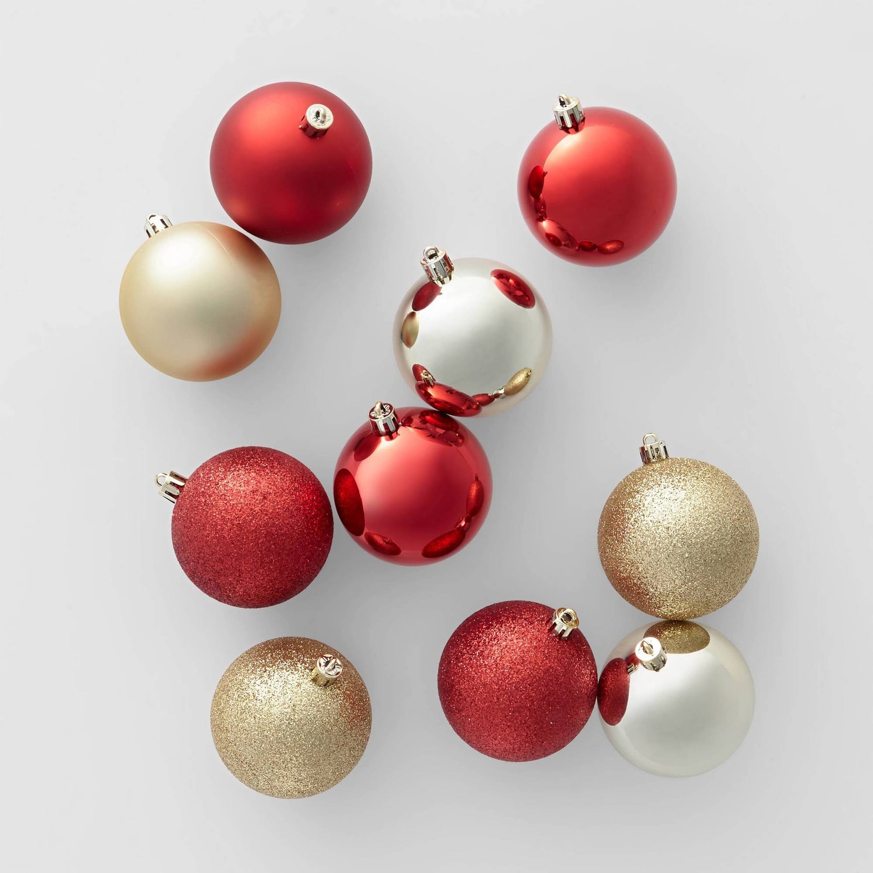 50ct 70mm Christmas Tree Ornament Set Red/Gold - Wondershop - Product image 1