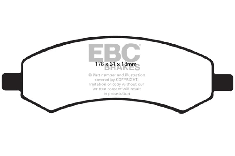 EBC Extra Duty - Front Pad PN ED91738