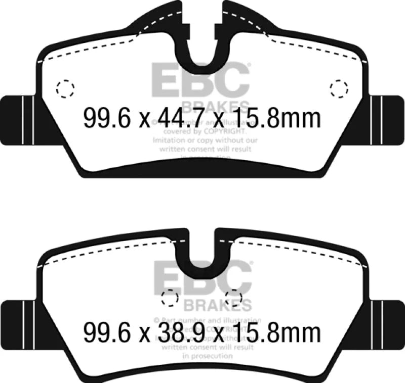 EBC - Rear Greenstuff Pad PN DP22228