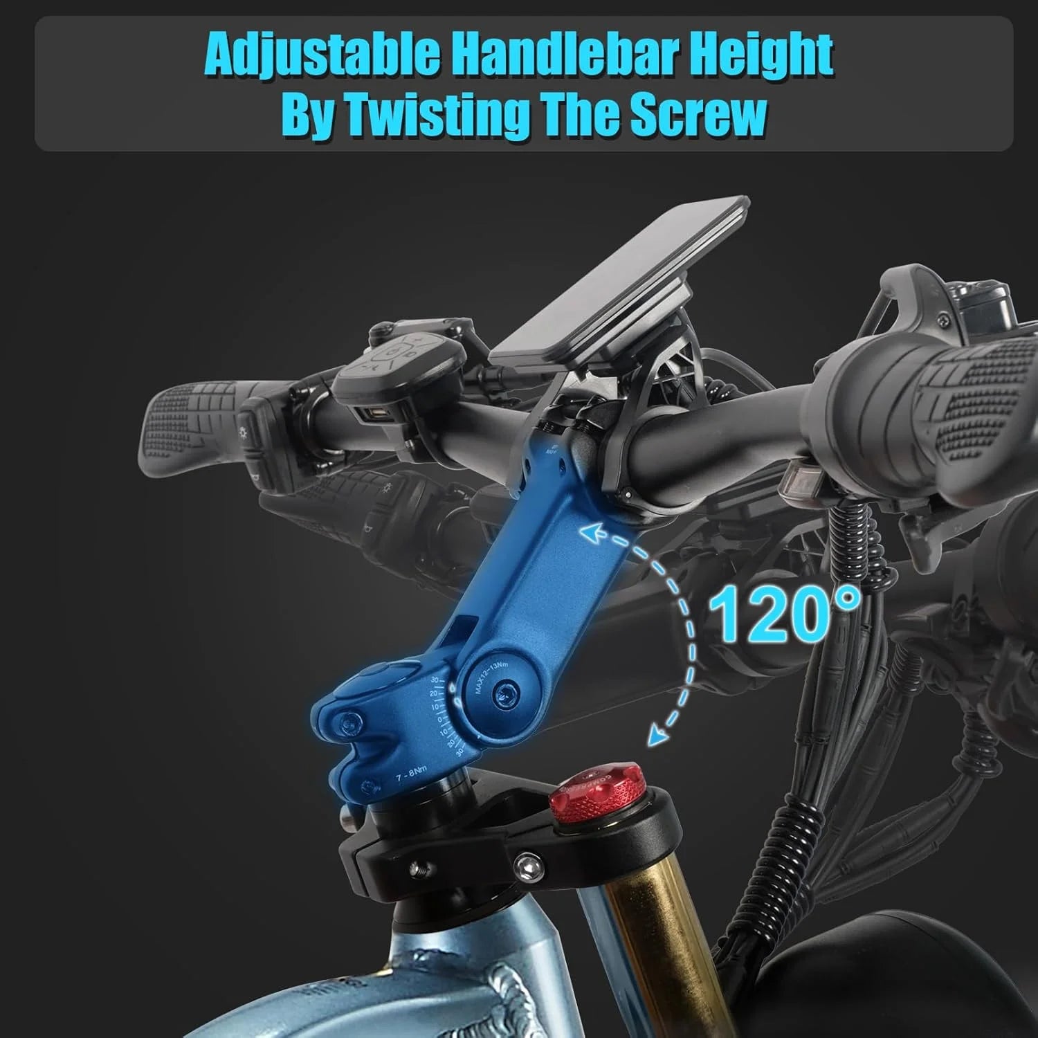 Electric Bike for Adults 26'', 1000W E - Mountain Bike 48V 30/20ah UL2849 Removable Battery - Product image 32