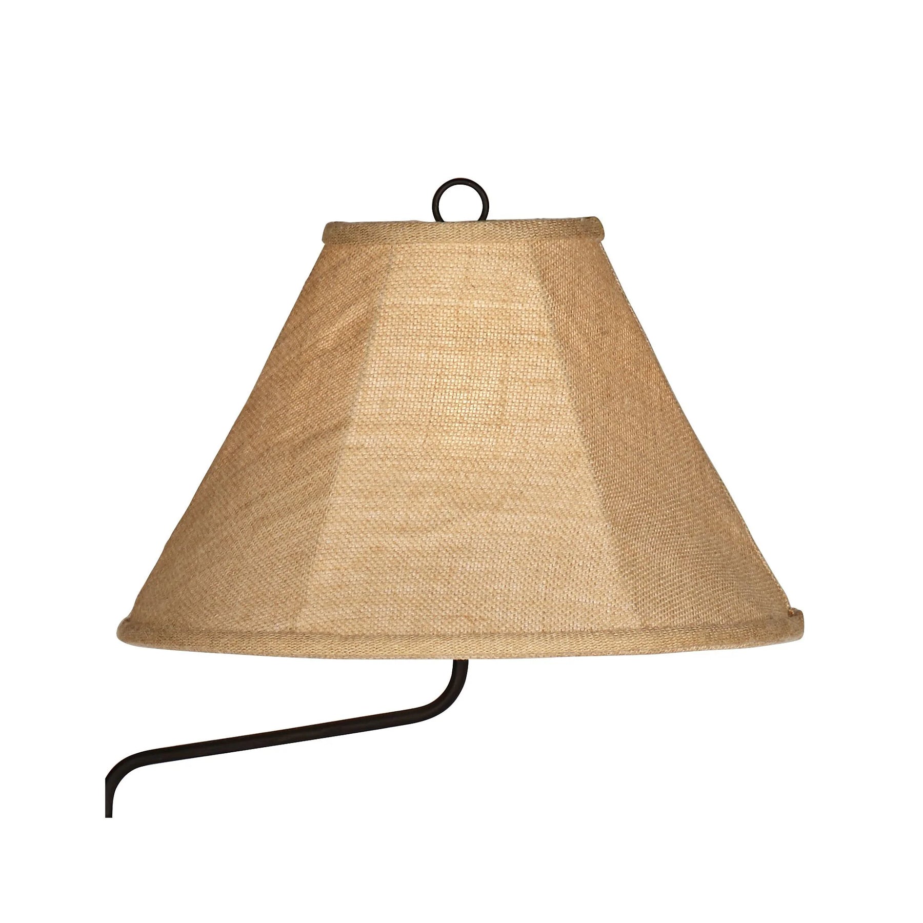 Regency Hill Travata Rustic Vintage Floor Lamp with End Table 54" Tall Bronze Scrollwork Swing Arm Burlap - Product image 3