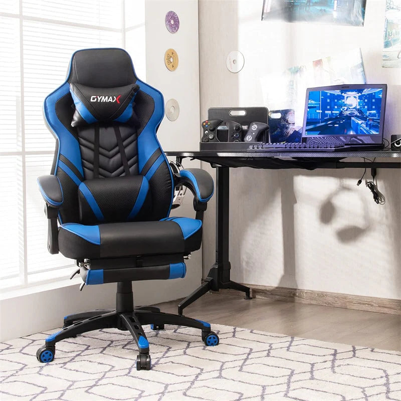 Ergonomic Gaming Chair Recliner with Footrest, Linkage Armrests & Lumbar Support - Product image 12