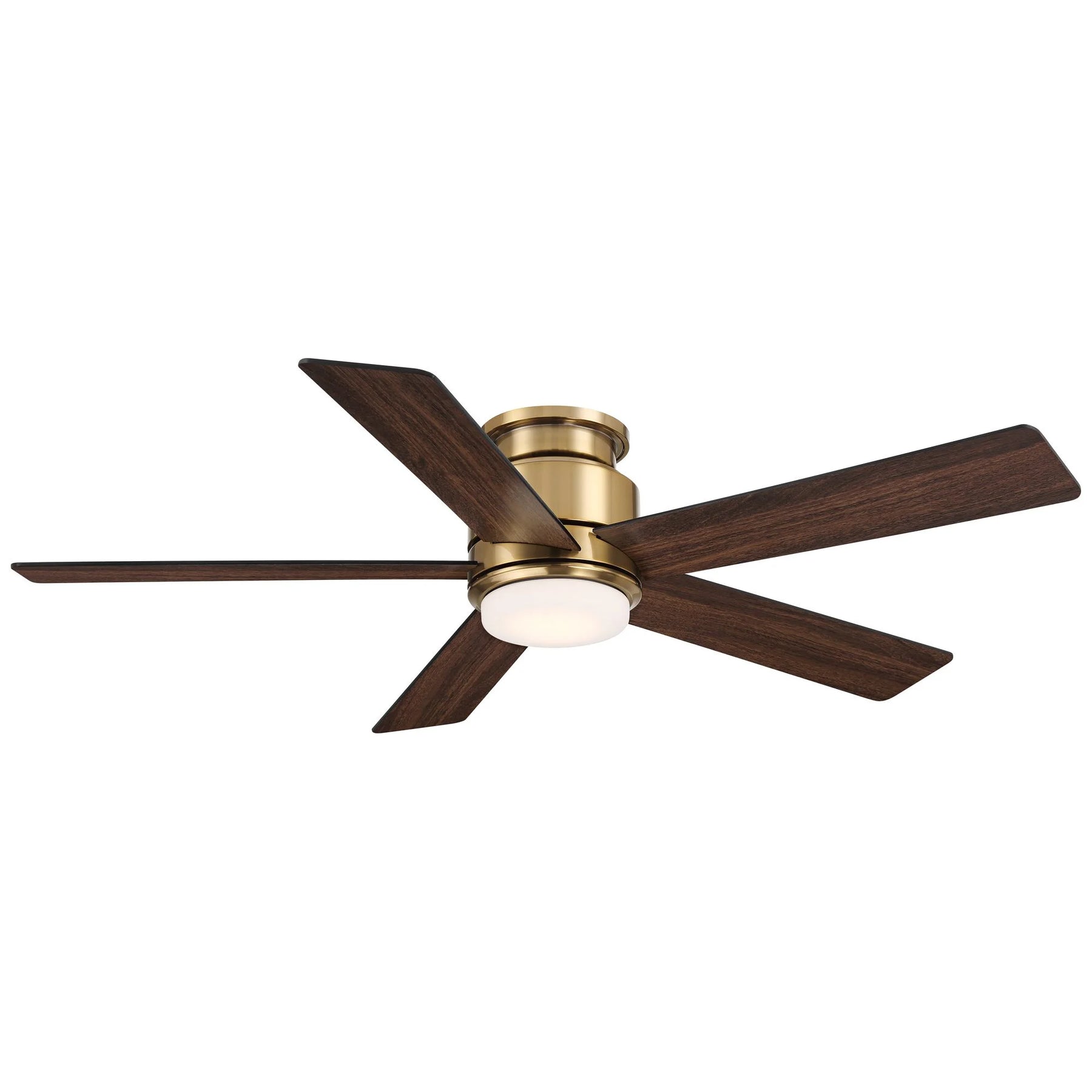 Casa Vieja 52" Grand Palm Indoor Outdoor Ceiling Fan 5 Blade LED Light Remote Control Soft Brass Finish - Product image 2