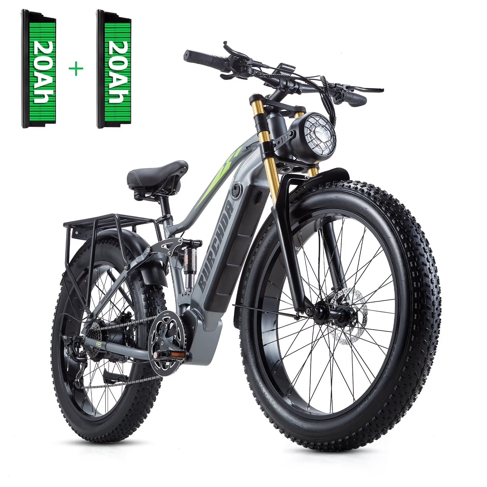 Electric Bike for Adults 26'', 1000W E - Mountain Bike 48V 30/20ah UL2849 Removable Battery - Product image 7
