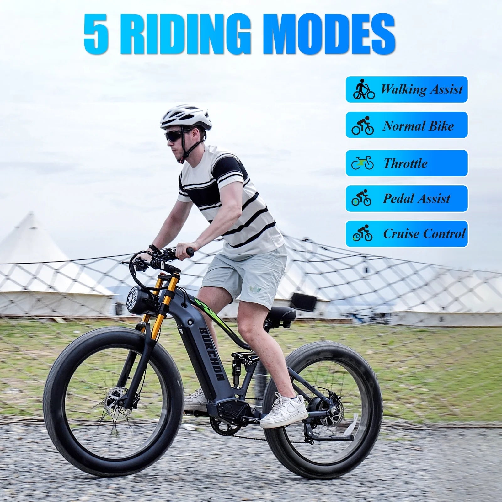 Electric Bike for Adults 26'', 1000W E - Mountain Bike 48V 30/20ah UL2849 Removable Battery - Product image 8