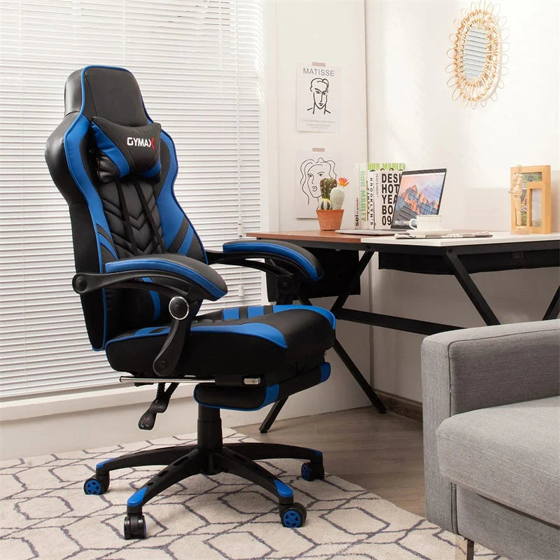 Ergonomic Gaming Chair Recliner with Footrest, Linkage Armrests & Lumbar Support - Product image 15