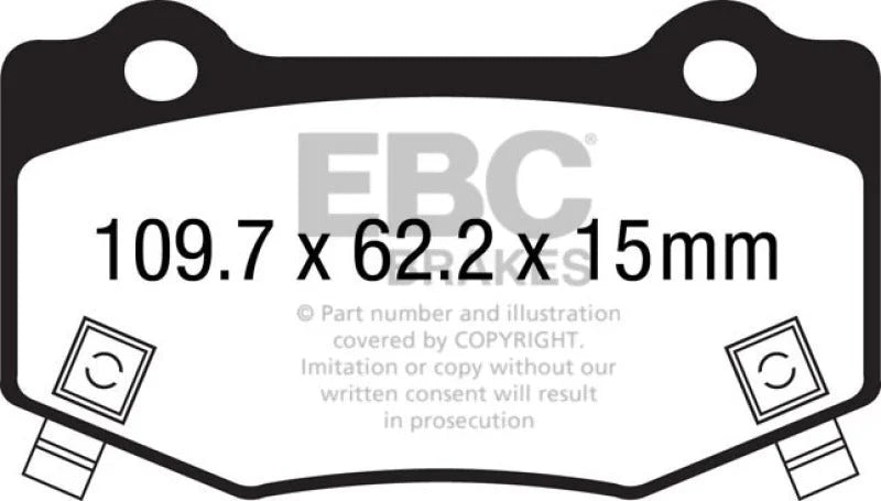 EBC - Rear Redstuff Pad PN DP33023C