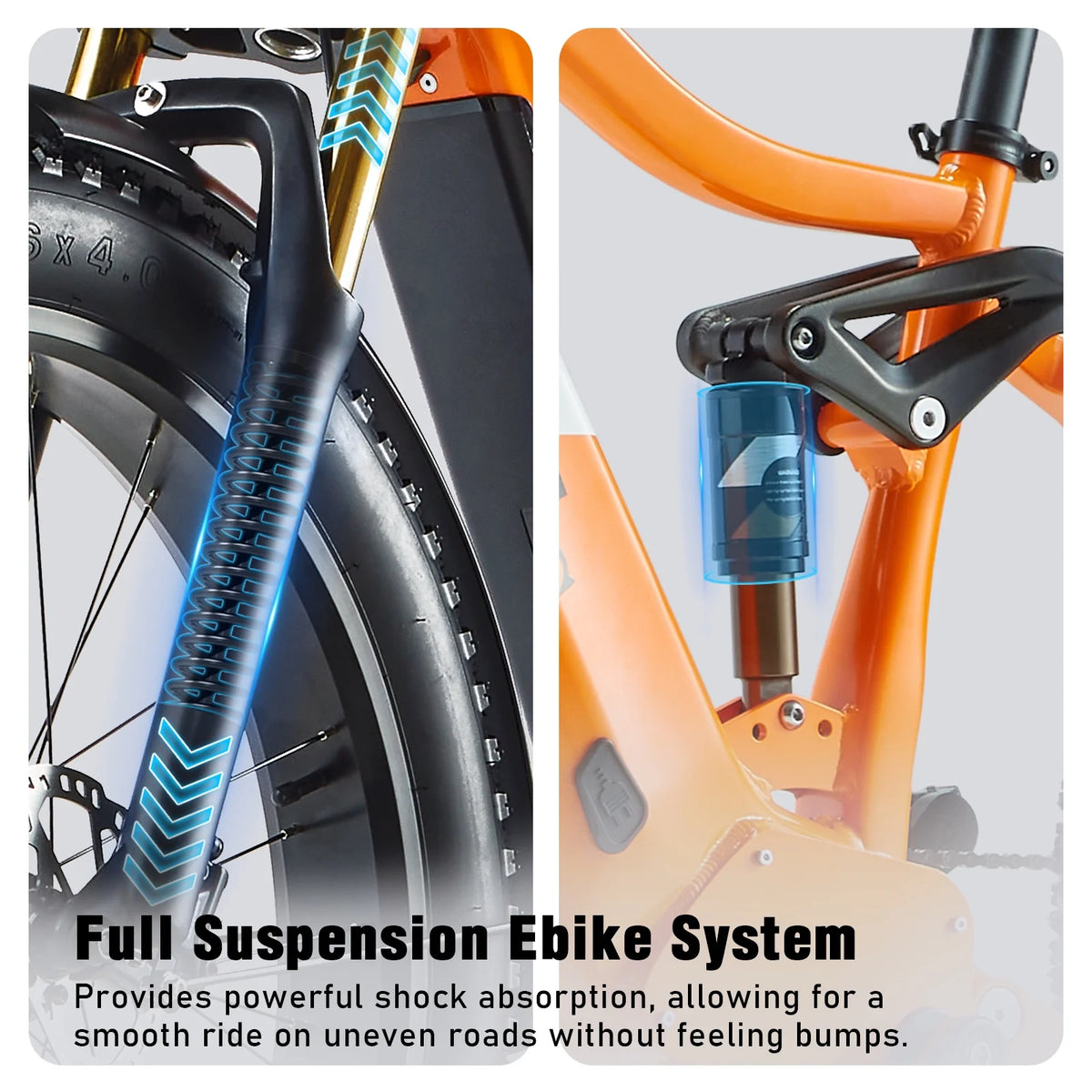 Electric Bike for Adults 26'', 1000W E - Mountain Bike 48V 30/20ah UL2849 Removable Battery - Product image 42