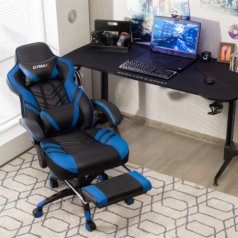 Ergonomic Gaming Chair Recliner with Footrest, Linkage Armrests & Lumbar Support - Product image 16