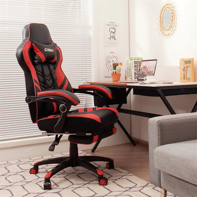 Ergonomic Gaming Chair Recliner with Footrest, Linkage Armrests & Lumbar Support - Product image 23