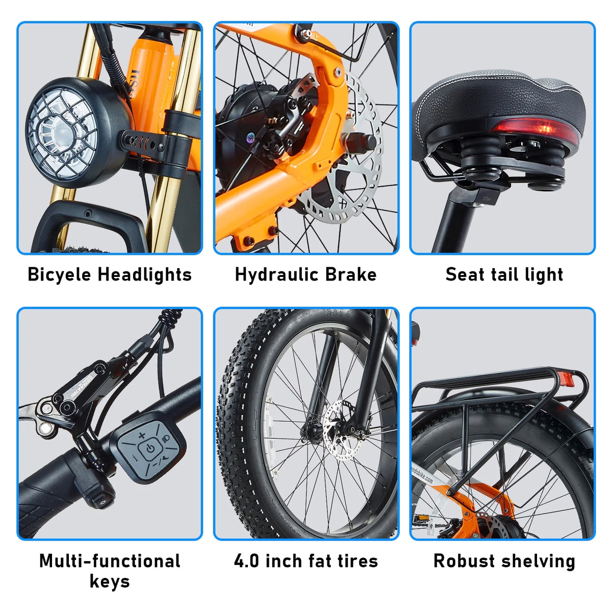 Electric Bike for Adults 26'', 1000W E - Mountain Bike 48V 30/20ah UL2849 Removable Battery - Product image 41