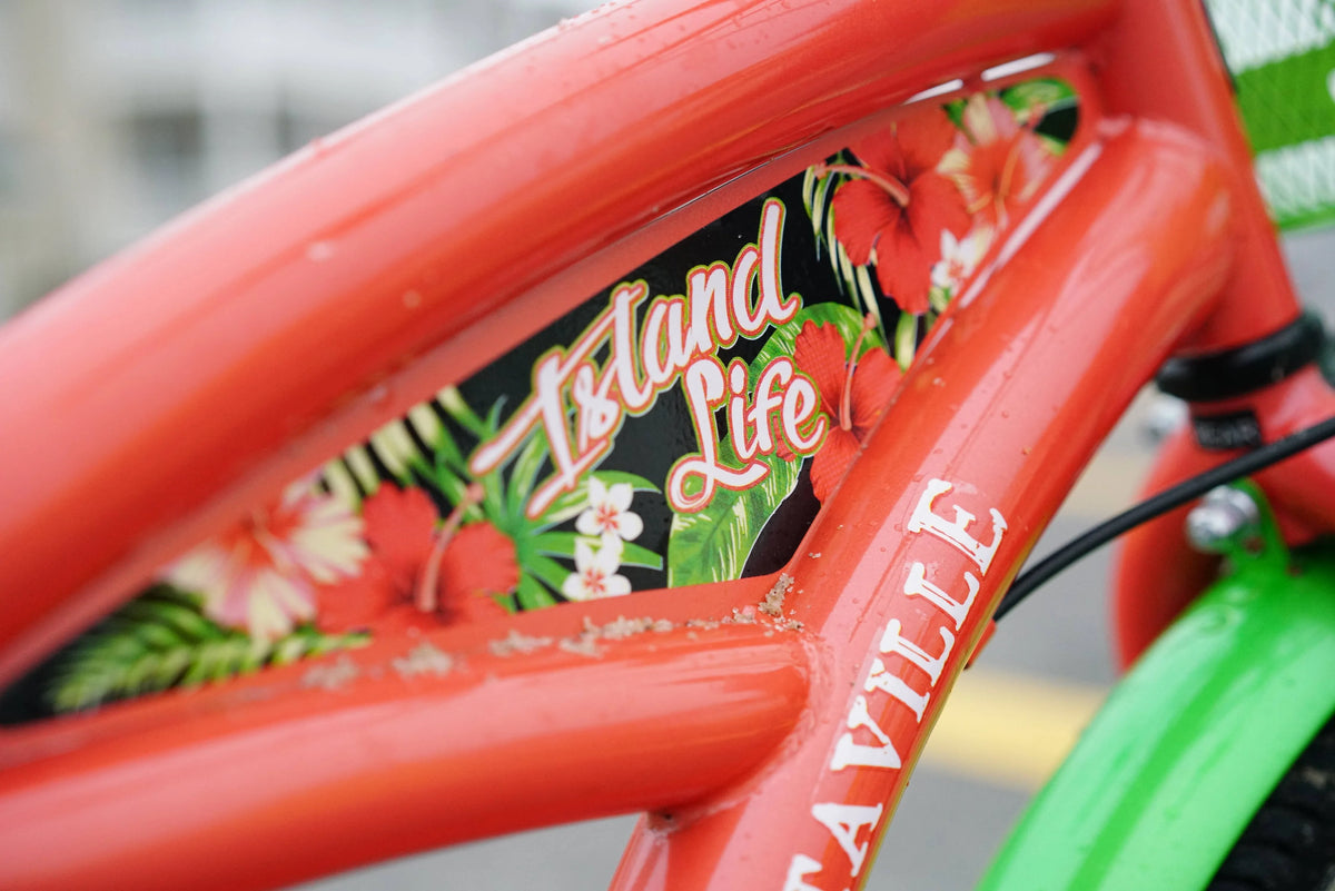 Margaritaville 24" Island Life Multi Speed Girl'S Bike, Coral/Green - Product image 10