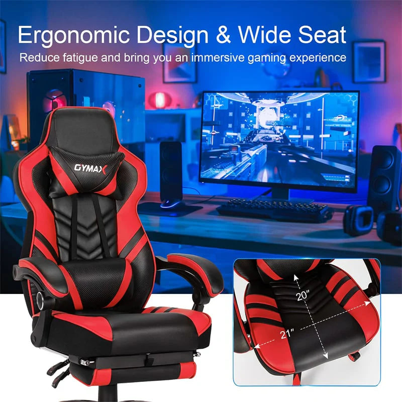 Ergonomic Gaming Chair Recliner with Footrest, Linkage Armrests & Lumbar Support - Product image 30