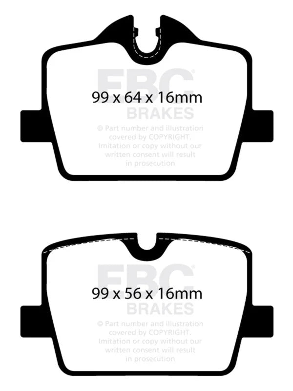EBC - Rear Bluestuff Pad PN DP52405NDX
